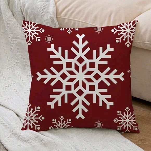 Snowflake ❄️ Pillow Cover - Picture 1 of 4